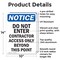 Signmission Do Not Enter Contractor Access OSHA Notice Sign, Aluminum, 10in W x 14in L, 2PK OS-2PACK-NS-A-1014-V-11177 - alternate 4
